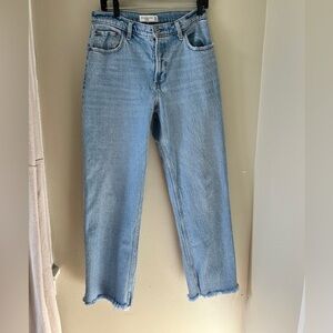 Abercrombie & Fitch Blue The Baggy Straight Leg Jeans